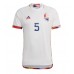 Belgium Jan Vertonghen #5 Replica Away Shirt World Cup 2022 Short Sleeve